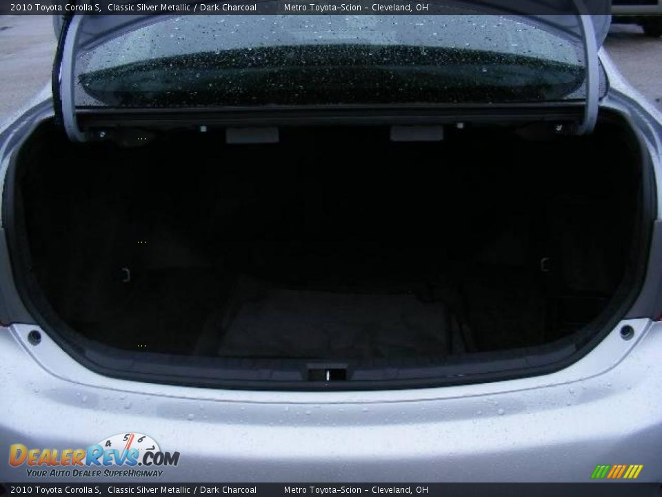 2010 Toyota Corolla S Classic Silver Metallic / Dark Charcoal Photo #23