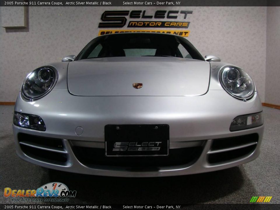 2005 Porsche 911 Carrera Coupe Arctic Silver Metallic / Black Photo #2