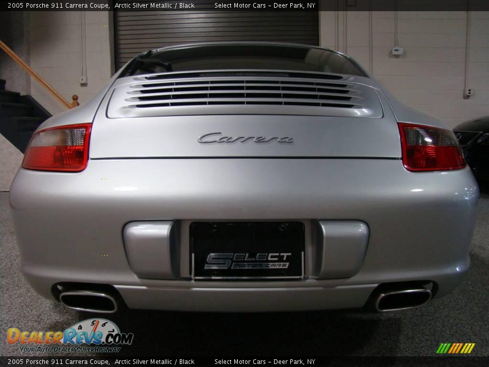 2005 Porsche 911 Carrera Coupe Arctic Silver Metallic / Black Photo #5