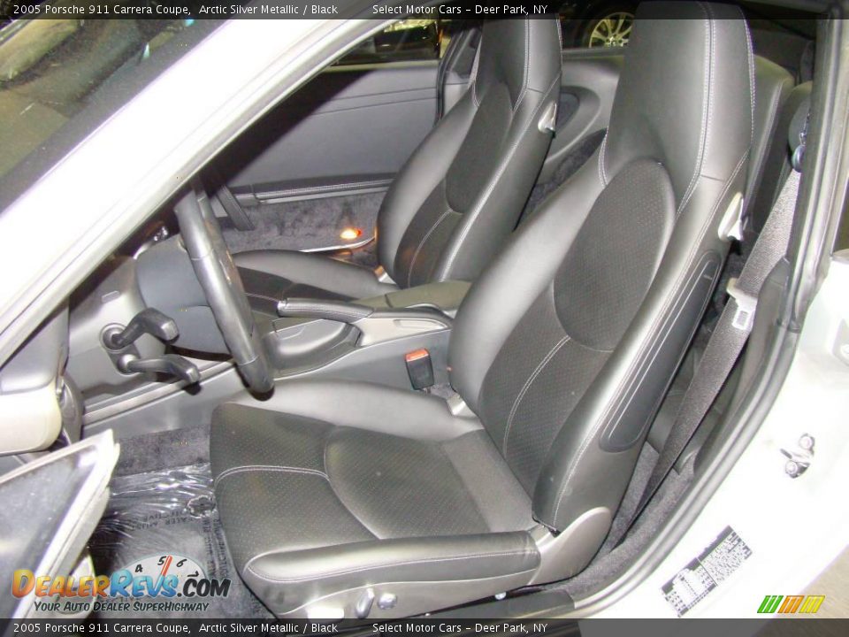2005 Porsche 911 Carrera Coupe Arctic Silver Metallic / Black Photo #7