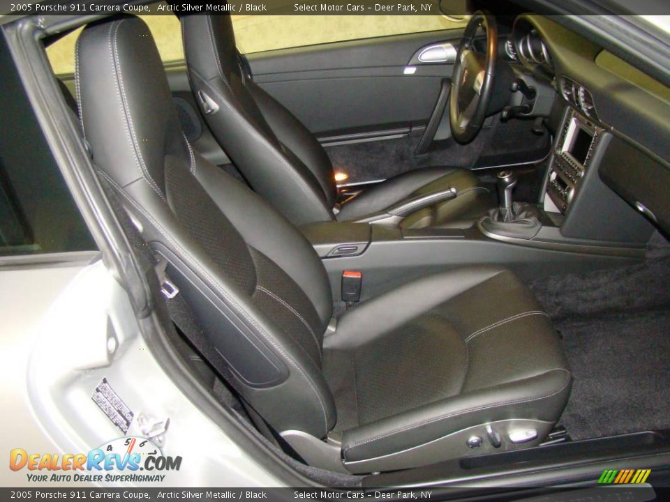 2005 Porsche 911 Carrera Coupe Arctic Silver Metallic / Black Photo #11
