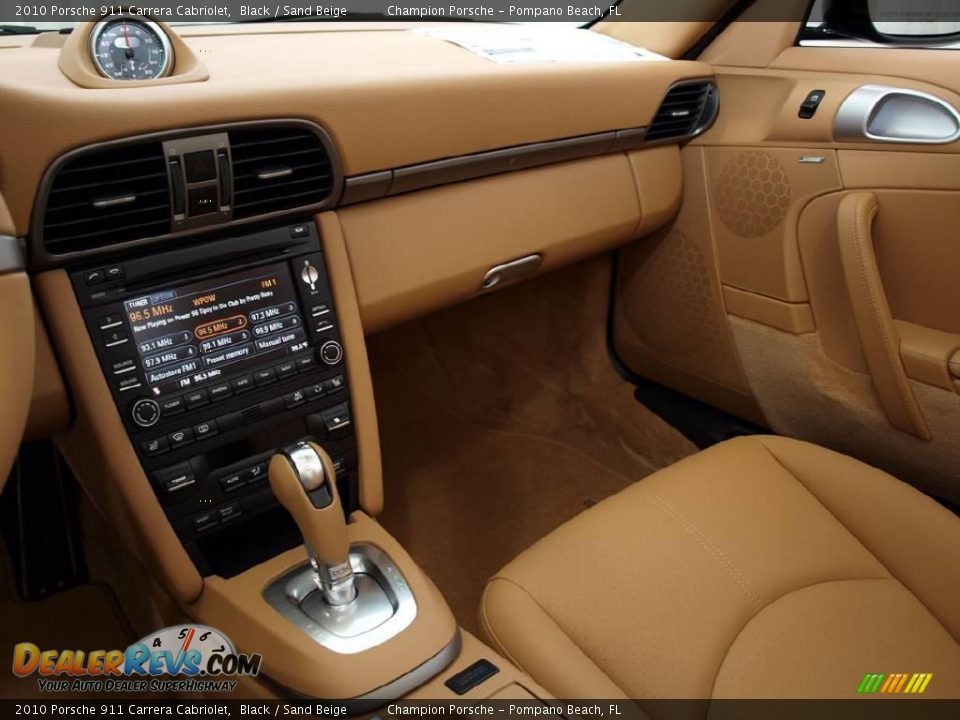 2010 Porsche 911 Carrera Cabriolet Black / Sand Beige Photo #13