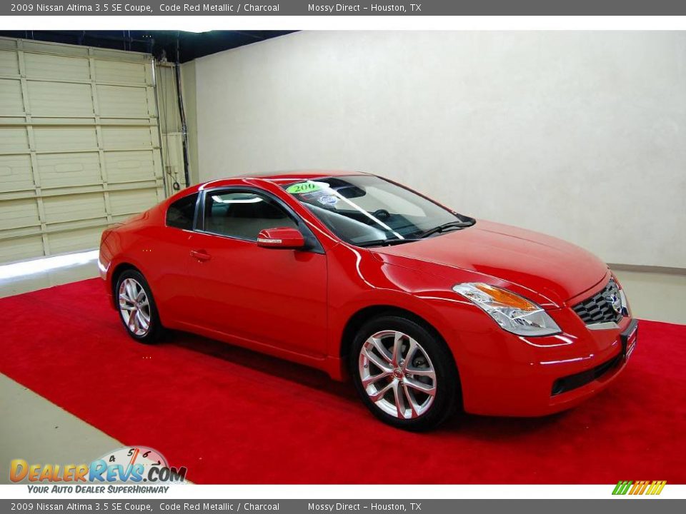 2009 Nissan Altima 3.5 SE Coupe Code Red Metallic / Charcoal Photo #1