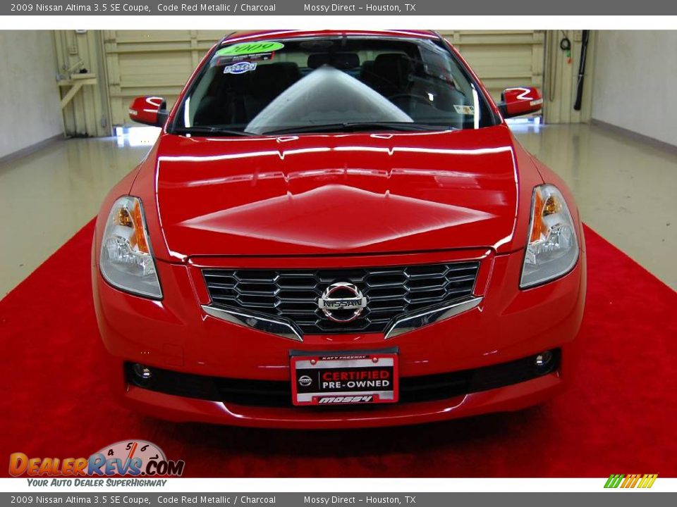 2009 Nissan Altima 3.5 SE Coupe Code Red Metallic / Charcoal Photo #13