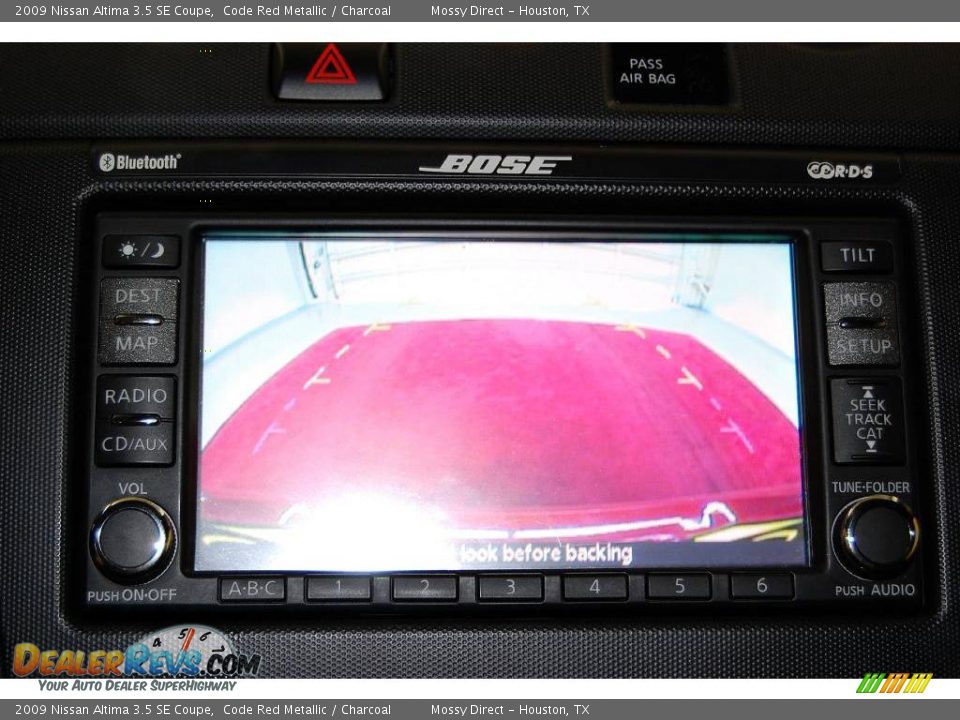 2009 Nissan Altima 3.5 SE Coupe Code Red Metallic / Charcoal Photo #26