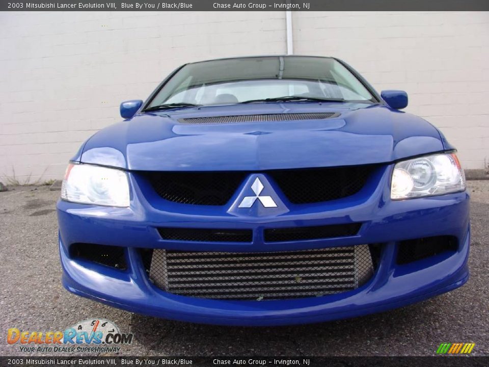 2003 Mitsubishi Lancer Evolution VIII Blue By You / Black/Blue Photo #4