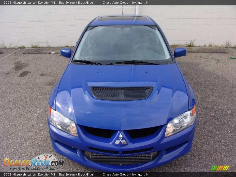 2003 Mitsubishi Lancer Evolution VIII Blue By You / Black/Blue Photo #5