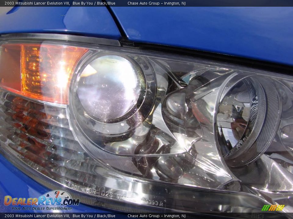 2003 Mitsubishi Lancer Evolution VIII Blue By You / Black/Blue Photo #8