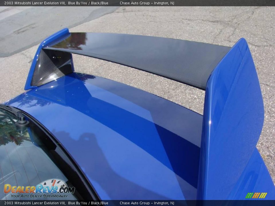 2003 Mitsubishi Lancer Evolution VIII Blue By You / Black/Blue Photo #15