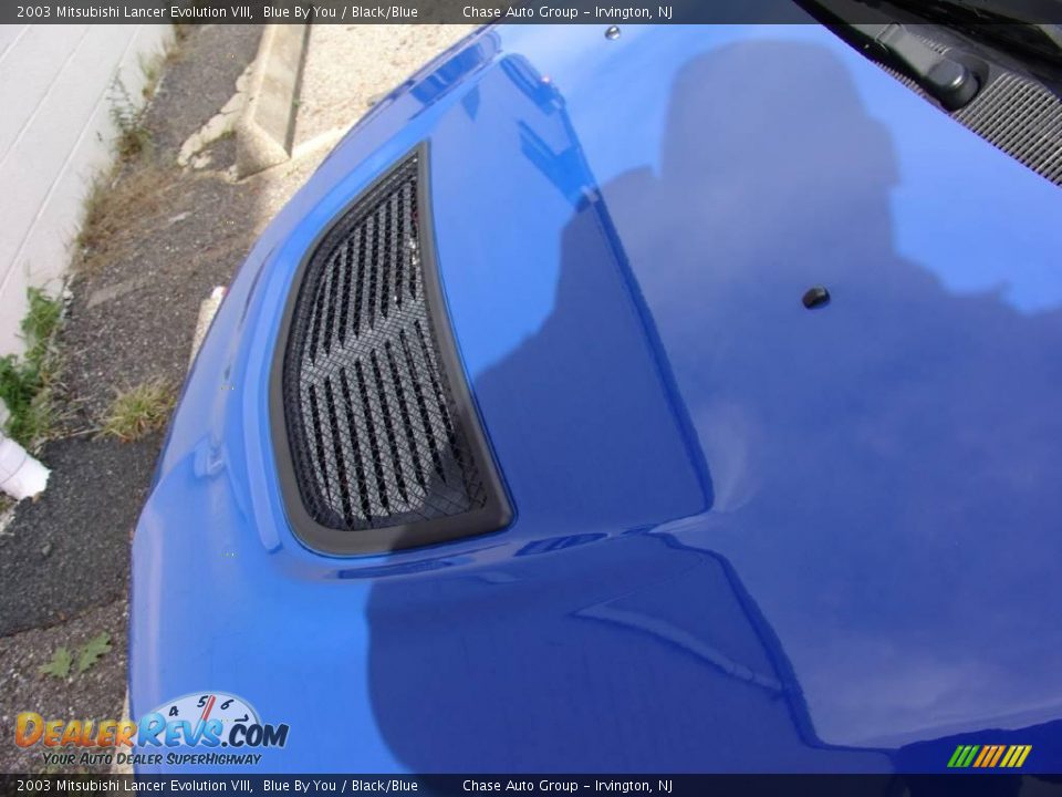 2003 Mitsubishi Lancer Evolution VIII Blue By You / Black/Blue Photo #19