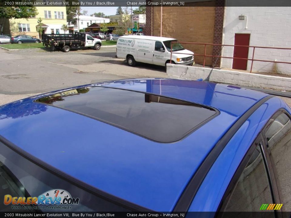 2003 Mitsubishi Lancer Evolution VIII Blue By You / Black/Blue Photo #20