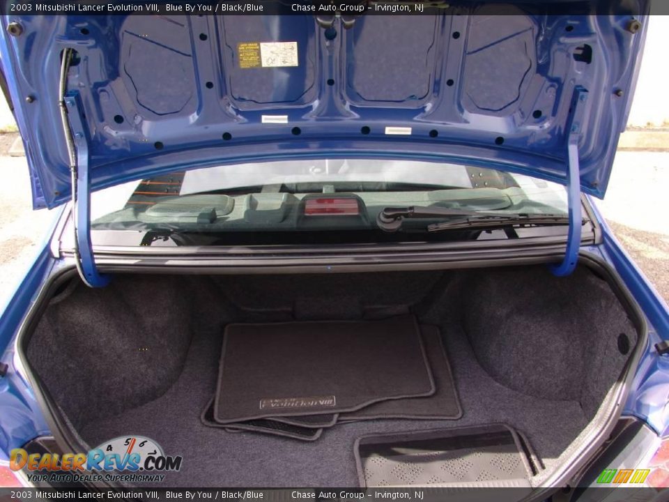 2003 Mitsubishi Lancer Evolution VIII Blue By You / Black/Blue Photo #22