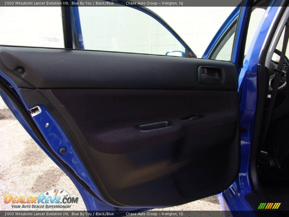 2003 Mitsubishi Lancer Evolution VIII Blue By You / Black/Blue Photo #24