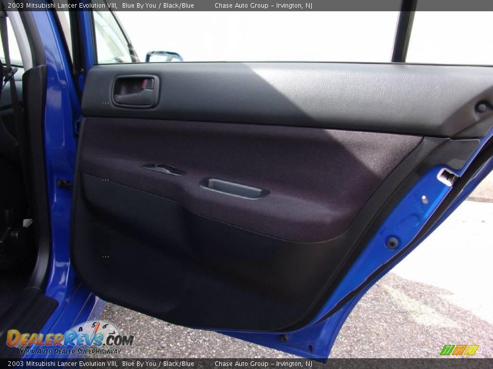 2003 Mitsubishi Lancer Evolution VIII Blue By You / Black/Blue Photo #25