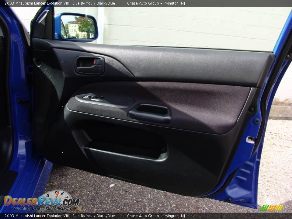 2003 Mitsubishi Lancer Evolution VIII Blue By You / Black/Blue Photo #26