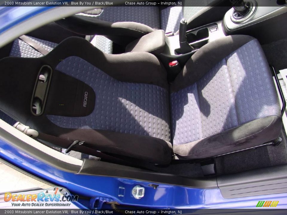 2003 Mitsubishi Lancer Evolution VIII Blue By You / Black/Blue Photo #28