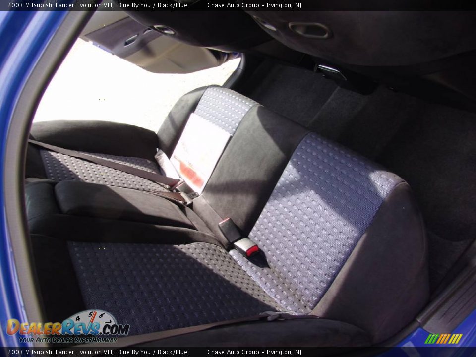 2003 Mitsubishi Lancer Evolution VIII Blue By You / Black/Blue Photo #30