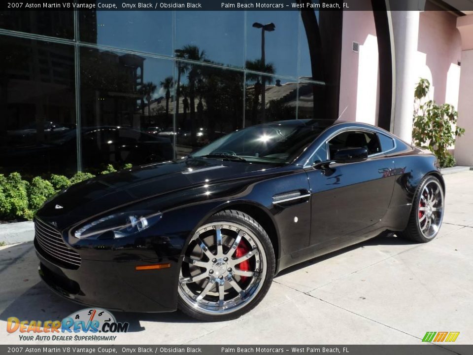 2007 Aston Martin V8 Vantage Coupe Onyx Black / Obsidian Black Photo #1