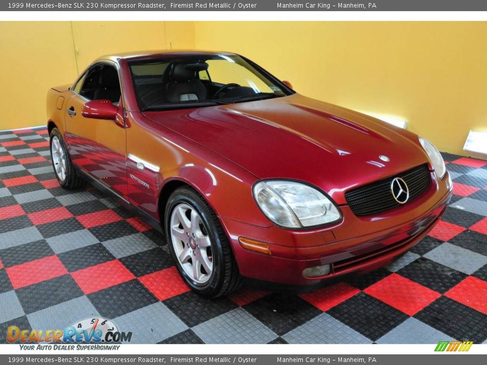 1999 Mercedes-Benz SLK 230 Kompressor Roadster Firemist Red Metallic / Oyster Photo #1