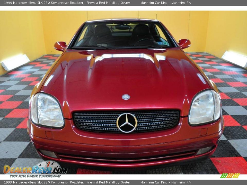 1999 Mercedes-Benz SLK 230 Kompressor Roadster Firemist Red Metallic / Oyster Photo #2