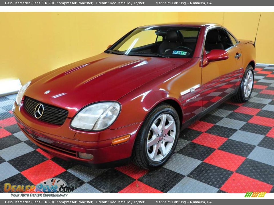 1999 Mercedes-Benz SLK 230 Kompressor Roadster Firemist Red Metallic / Oyster Photo #3