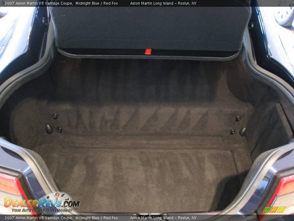 2007 Aston Martin V8 Vantage Coupe Midnight Blue / Red Fox Photo #31