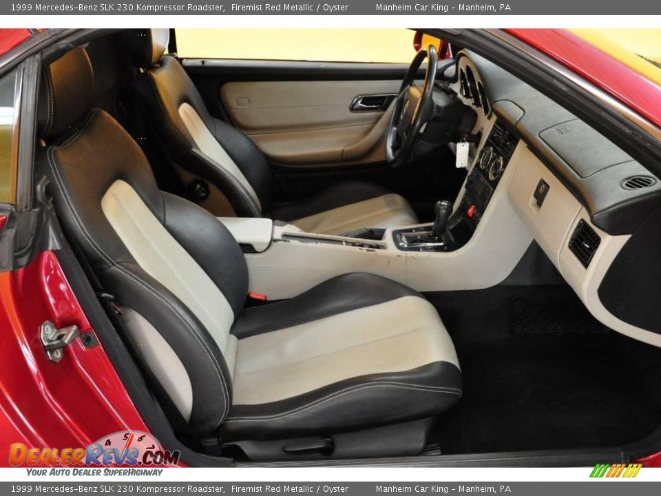 1999 Mercedes-Benz SLK 230 Kompressor Roadster Firemist Red Metallic / Oyster Photo #15