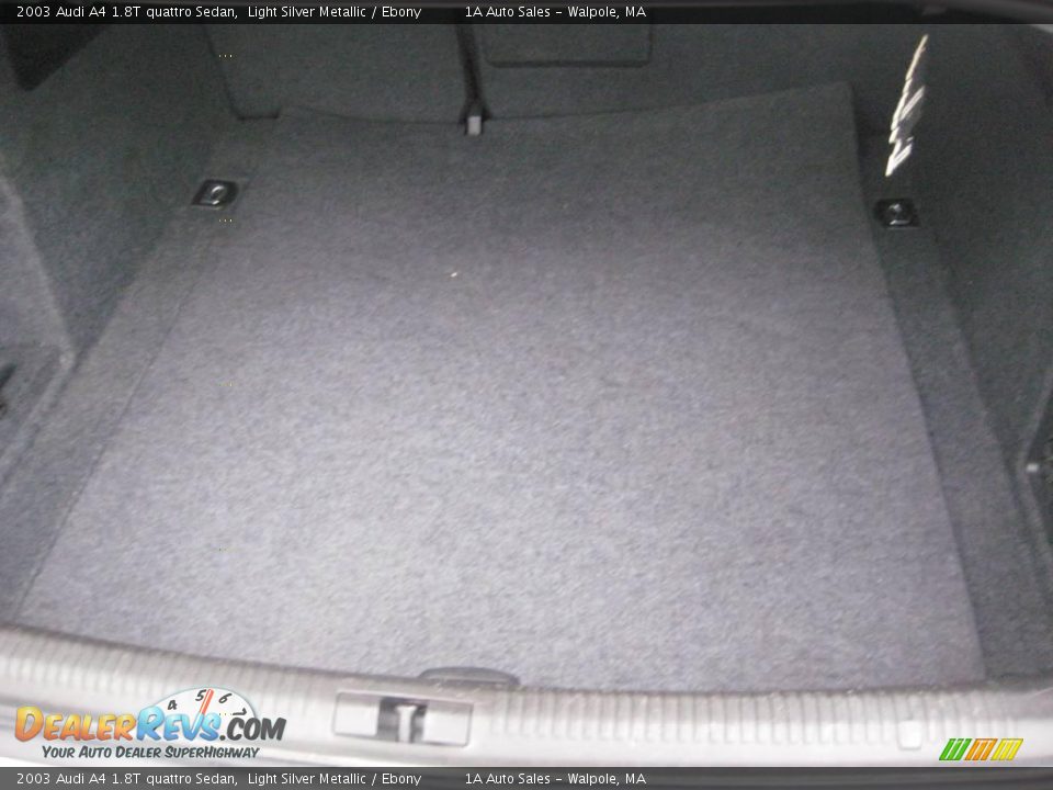 2003 Audi A4 1.8T quattro Sedan Light Silver Metallic / Ebony Photo #20