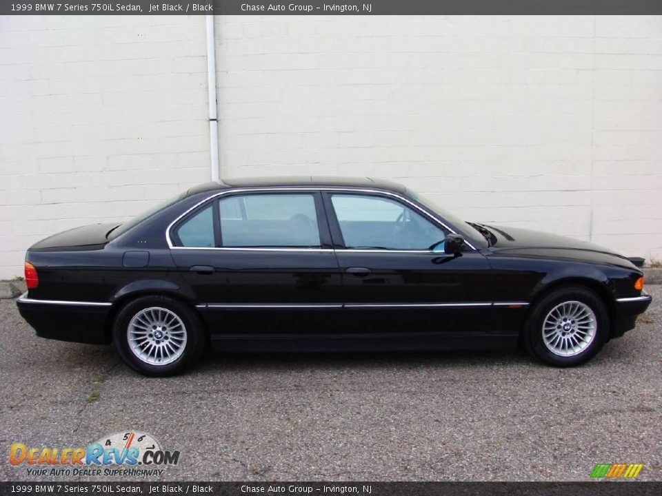1999 BMW 7 Series 750iL Sedan Jet Black / Black Photo #3