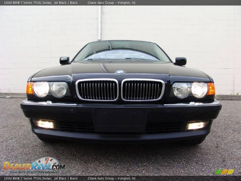 1999 BMW 7 Series 750iL Sedan Jet Black / Black Photo #4