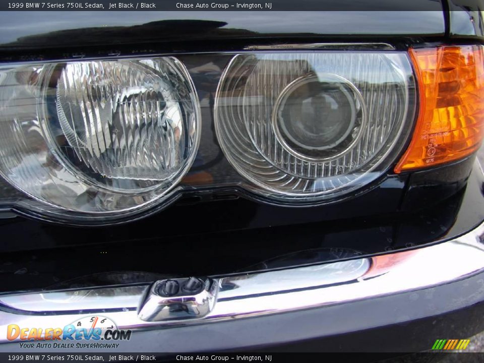1999 BMW 7 Series 750iL Sedan Jet Black / Black Photo #10