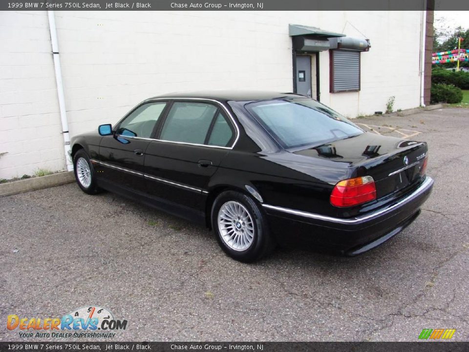 1999 BMW 7 Series 750iL Sedan Jet Black / Black Photo #13