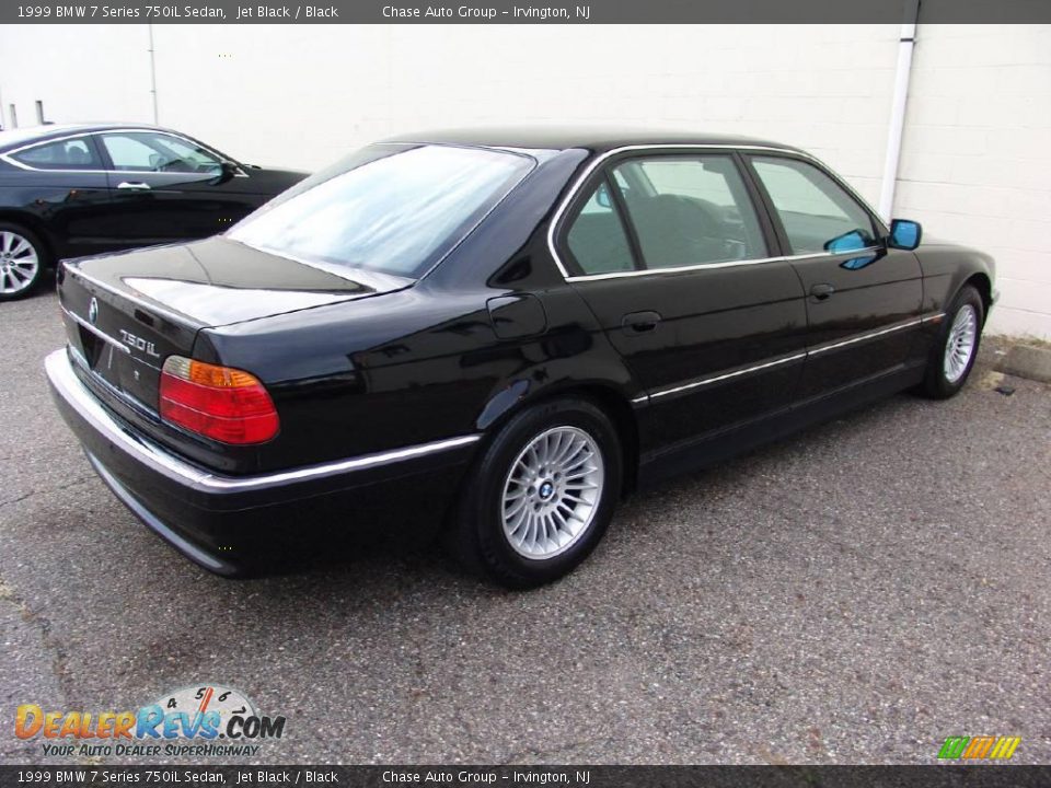 1999 BMW 7 Series 750iL Sedan Jet Black / Black Photo #14