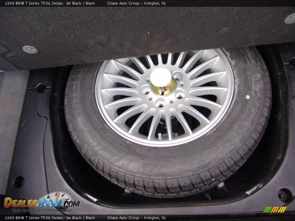 1999 BMW 7 Series 750iL Sedan Jet Black / Black Photo #17