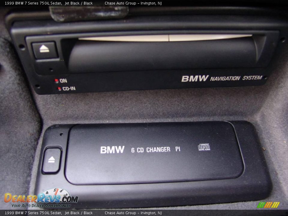 1999 BMW 7 Series 750iL Sedan Jet Black / Black Photo #18
