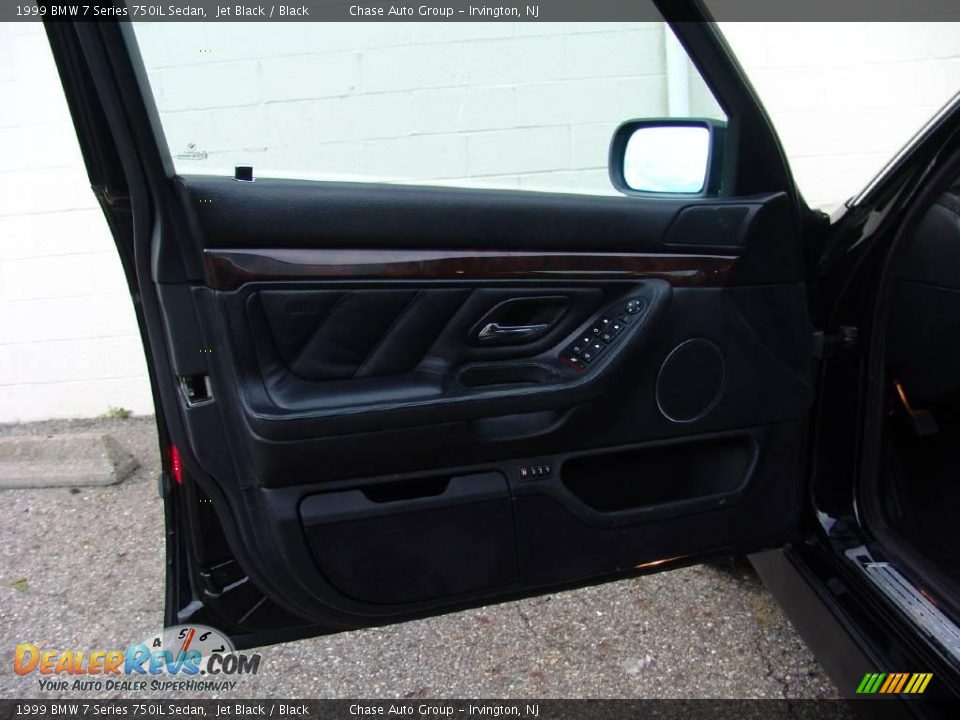1999 BMW 7 Series 750iL Sedan Jet Black / Black Photo #19