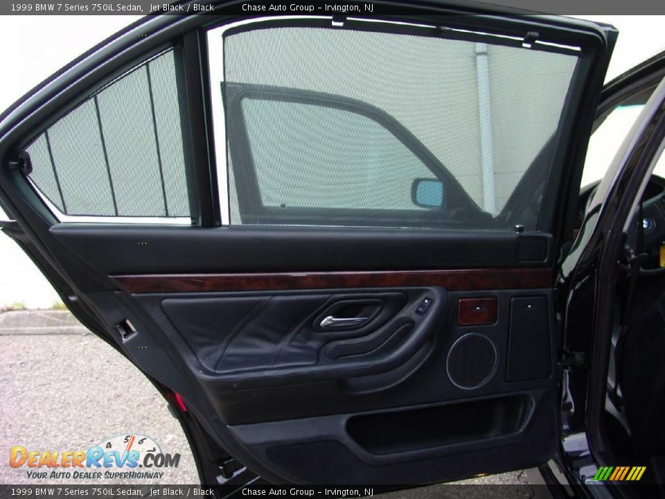 1999 BMW 7 Series 750iL Sedan Jet Black / Black Photo #20