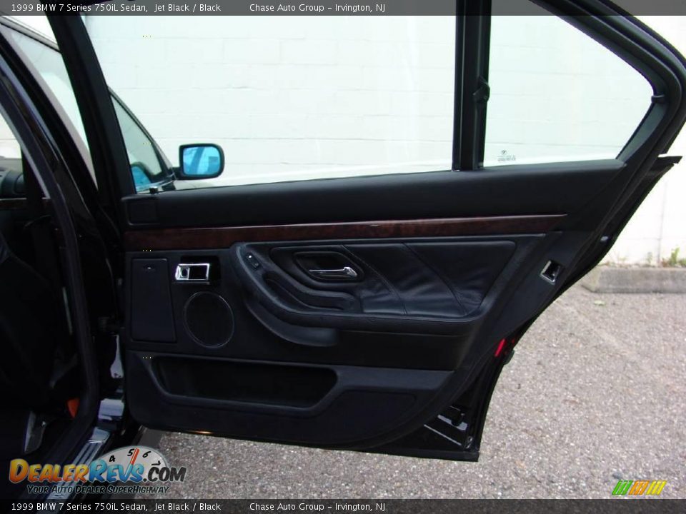 1999 BMW 7 Series 750iL Sedan Jet Black / Black Photo #21