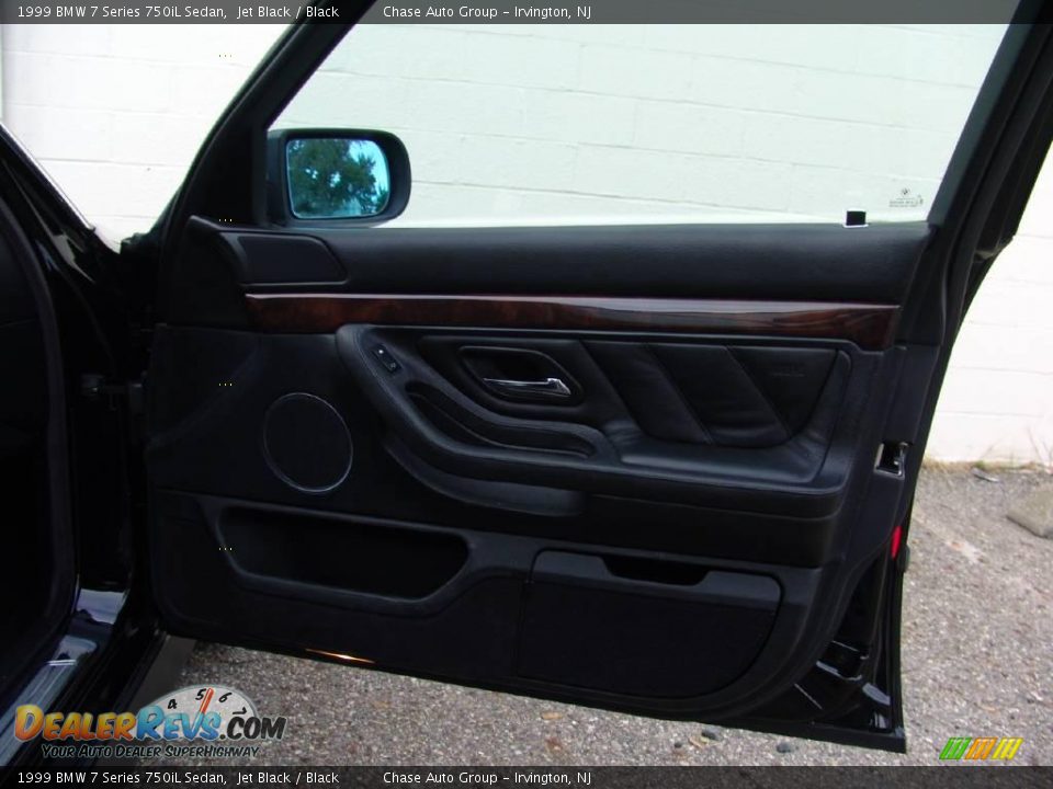 1999 BMW 7 Series 750iL Sedan Jet Black / Black Photo #22