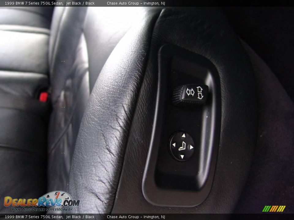 1999 BMW 7 Series 750iL Sedan Jet Black / Black Photo #26