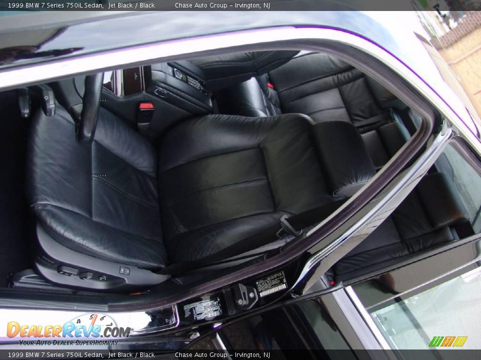 1999 BMW 7 Series 750iL Sedan Jet Black / Black Photo #29