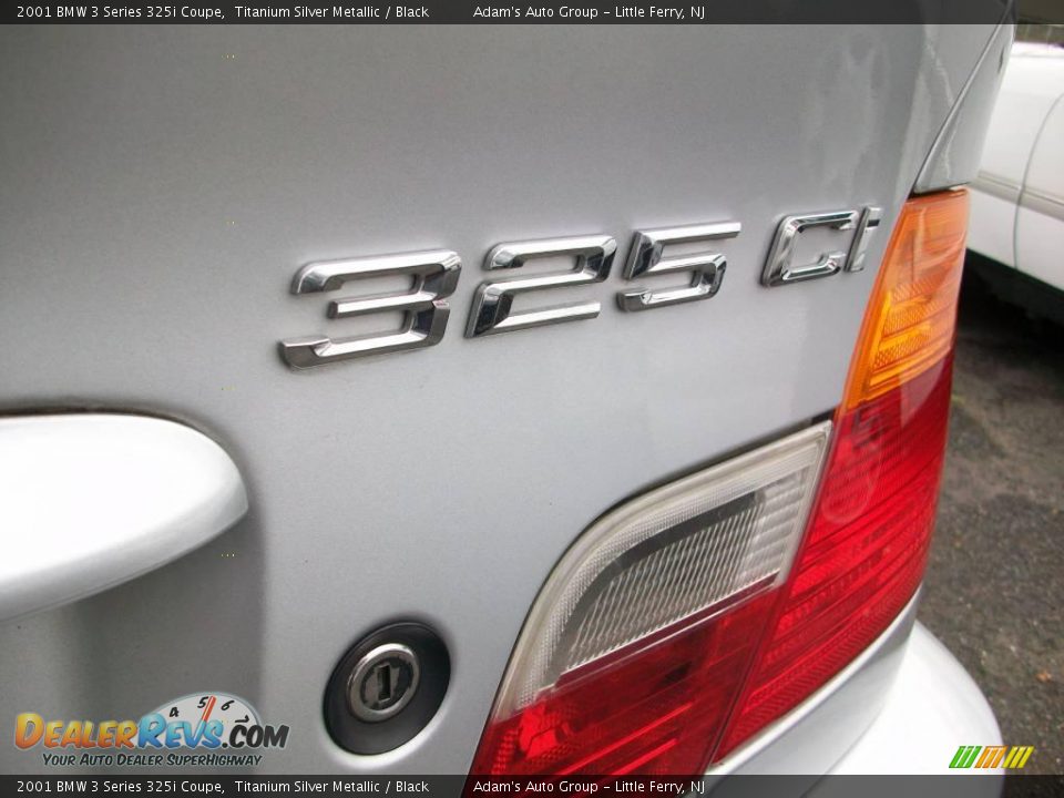 2001 BMW 3 Series 325i Coupe Titanium Silver Metallic / Black Photo #7
