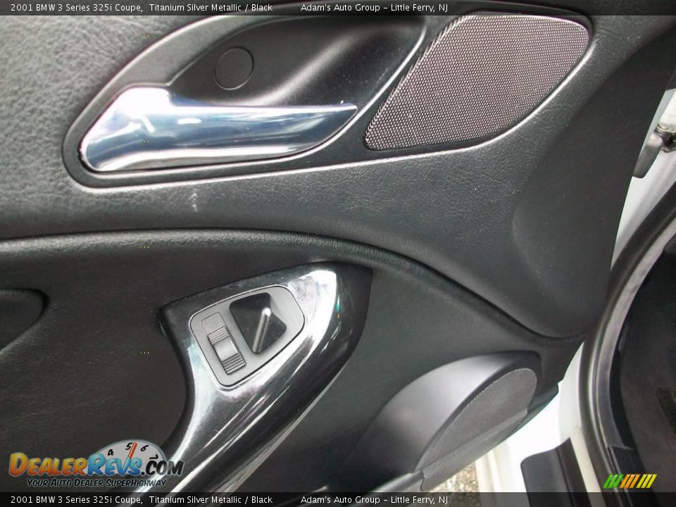 2001 BMW 3 Series 325i Coupe Titanium Silver Metallic / Black Photo #11