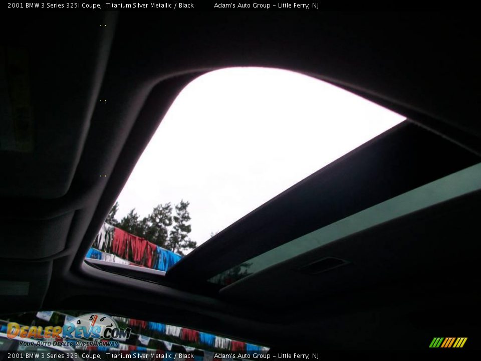 2001 BMW 3 Series 325i Coupe Titanium Silver Metallic / Black Photo #17