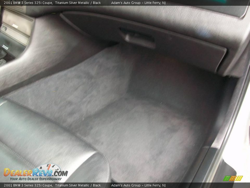 2001 BMW 3 Series 325i Coupe Titanium Silver Metallic / Black Photo #21