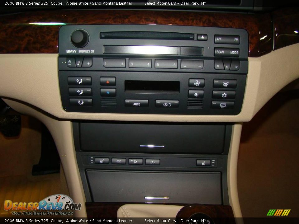 2006 BMW 3 Series 325i Coupe Alpine White / Sand Montana Leather Photo #9