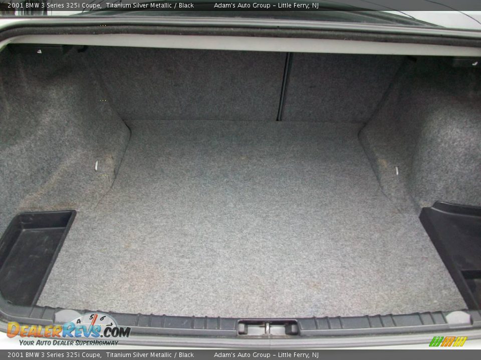 2001 BMW 3 Series 325i Coupe Titanium Silver Metallic / Black Photo #27