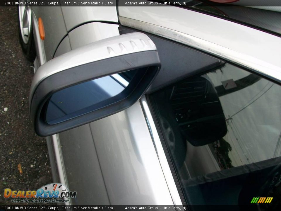 2001 BMW 3 Series 325i Coupe Titanium Silver Metallic / Black Photo #33