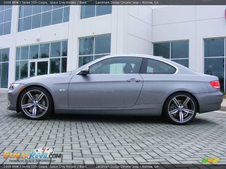 2008 BMW 3 Series 335i Coupe Space Grey Metallic / Black Photo #2