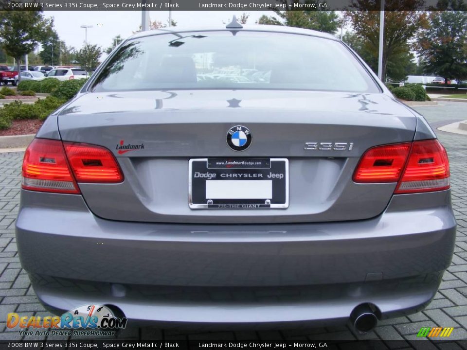 2008 BMW 3 Series 335i Coupe Space Grey Metallic / Black Photo #4